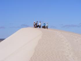 Sand Boarding at the dunes of Talia