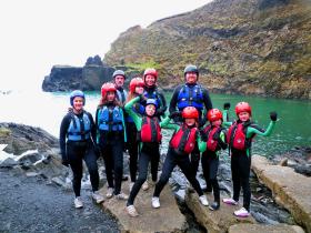 Coasteering family
