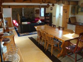 Large open plan living area in The Stables