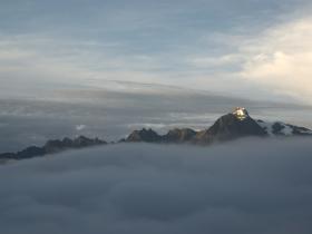 Above the clouds