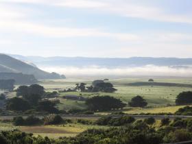 The Aire river valley