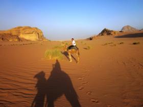 Wadi Rum camel ride
