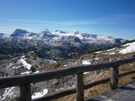 View to the Dachstein Glacier from the Krippenstein