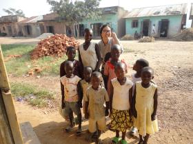 group of local children
