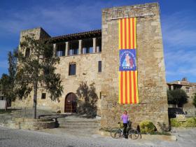Catalan flag in Pals