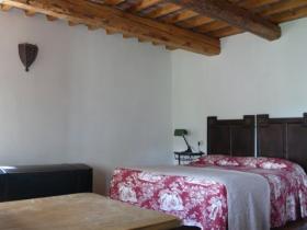 a B&B room in the oldest part of the house