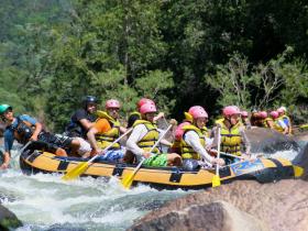 Whitewater Rafting the Tully River