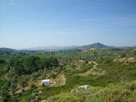 Looking south towards Malona and Massari