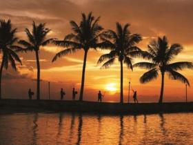 Sunset in Borneo
