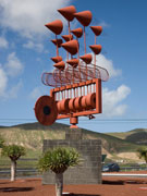 Manrique roadsign, Lanzarote. Photo by Nick Haslam