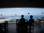 Couple at Mirador del Rio, Lanzarote. Photo by Nick Haslam