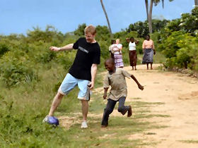 Community work with AIDS orphans in Mombasa, Kenya