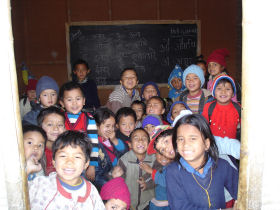 Everest base camp trek and community project in Nepal