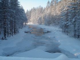 Snowshoeing Finland