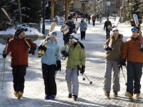 Western Canada winter activity holiday