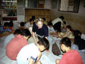 Volunteer with orphans in Ho Chi Minh City, Vietnam