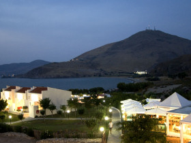 Lesvos beach resort, Greece
