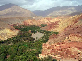 Horse riding in the Atlas Mountains