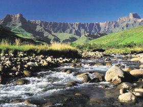 Walking safari in South Africa