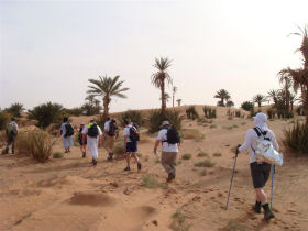 Sahara desert charity trek