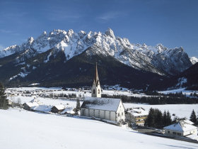Cross country skiing holiday in the Dolomites, Italy