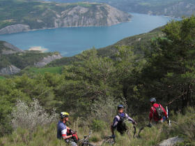 Guided mountain biking holidays in the French Alps