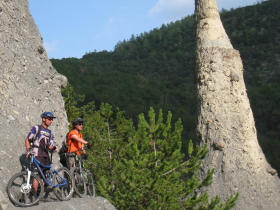 Guided mountain biking holidays in the French Alps