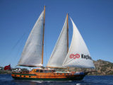 Gulet in sail