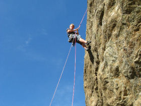 Rock climbing