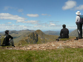 Scotland walking holiday, Kintail ridge walk