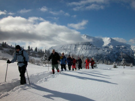 Snowshoeing holiday in Chamonix