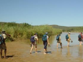South Africa black rhino charity trek