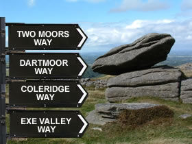 Dartmoor & Exmoor self guided walkin