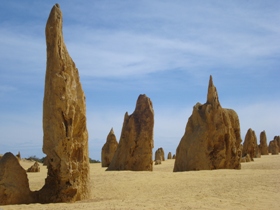 Self drive tour in Australia, Perth, Pinnacles and Shark Bay
