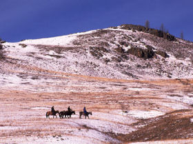Genghis Khan warrior training in Mongolia