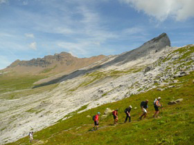 French Alps guided walking holidays