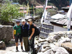 Everest base camp trek and community project in Nepal