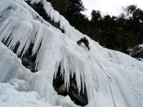 Ice climbing holiday in the French Alps