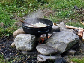 Wild food cookery weekend in Scotland