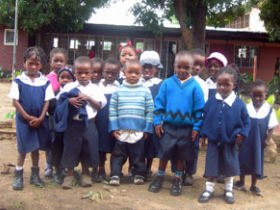 Volunteer with orphans in Zambia