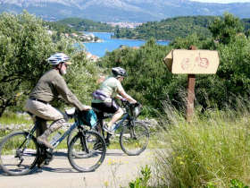 Self guided biking tour in Croatia