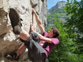 Rock climbing