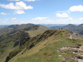 Scotland walking holiday, Kintail ridge walk