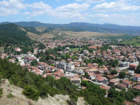 Belitsa town in Bulgaria