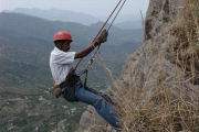 Rock climbing, Himalaya mountain resort in India