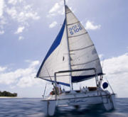 Catamaran sailing, Luxury beach resort in Zanzibar