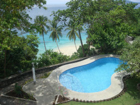 Southern Leyte beach resort, Philippines