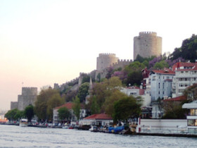 Rumeli Hisar fortress in winter