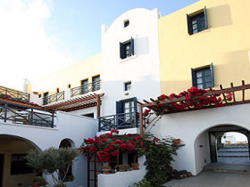 Akrotiri hotel in Santorini, Greece