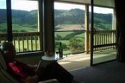 Lounge with a view, Ecolodge in The Catlins